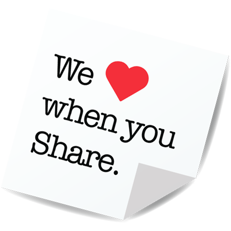 We love when you share